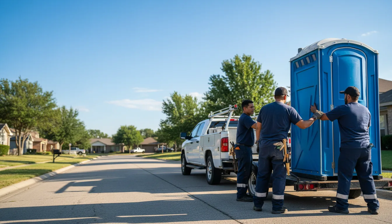 Portable Toilet Rental in Deanville, TX near me